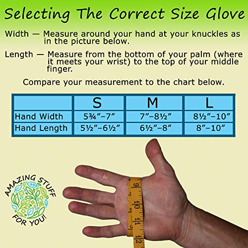 Garden Gloves Women and Men 2 pairs, Super Grippy Texture for Gardening and Work Activities - S,M,L Sizes (Medium) - size: Medium (2 Pair)