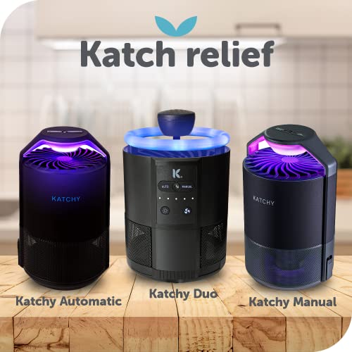 Katchy Original and Midnight Glue Board Refills (8 Pack) - Indoor Insect Trap Glue Board Refills for Mosquito, Gnat, Moth, Fruit Flies - Non-Zapper Traps for Buzz-Free Home - size: 8 Pack
