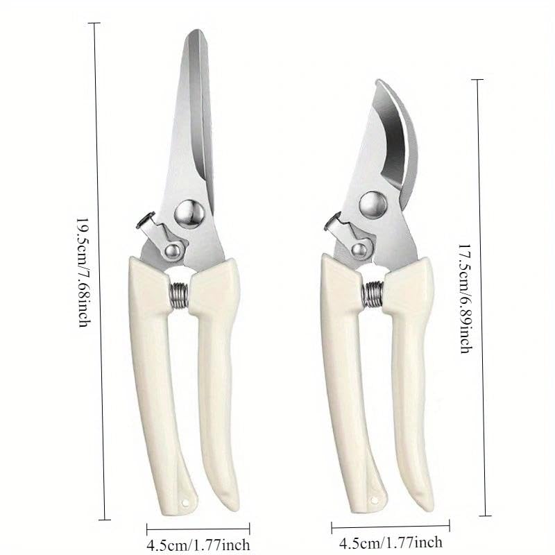1PC Bypass Pruning Shears, Garden Plant Scissors for Flowers, Branches, Fruits and Gardening, Heavy Duty Trimming Tool - size: Bypass Blade