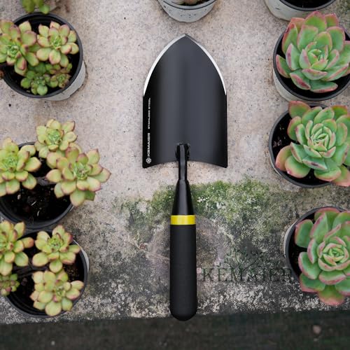 Kemaier Heavy Duty Stainless Steel Garden Trowel Shovel Tools - style: Large Trowel