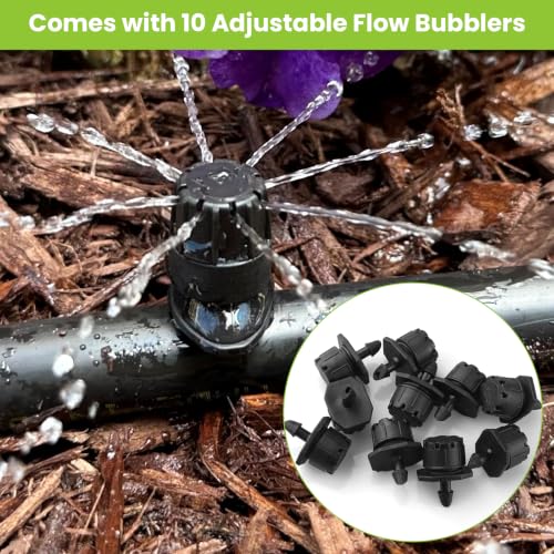Adjustable Drip Irrigation Emitters for Raindrip 157005B,10 Pcs