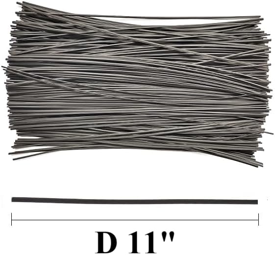 11",Black,500 Pcs,Plastic Twist Ties, Garden Plant Twist Tie Cable Tie, Plastic Cable Ties for Bread Candy Bags, Gift Bags (11",Black,500 Pcs) - color: 11",black,500 Pcs
