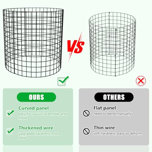 5 Pack Plant Protectors from Animals, 17x14" Plant Cages for Outdoor Plants - size: 5 PACK-17x14inch