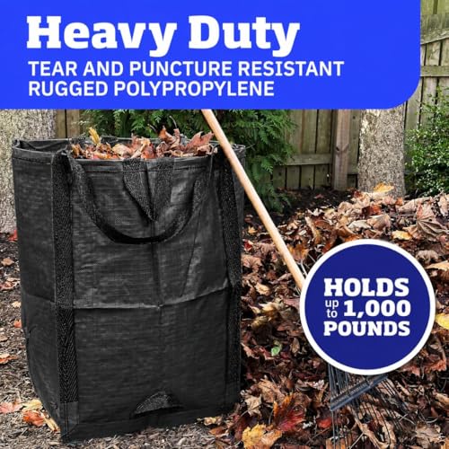 DURASACK Heavy Duty Home and Yard Bags, Black - color: Black