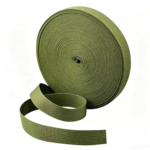 1 Roll 65.6 Feet Tree Tie for Plant Support Garden Strap 1 Inch Width Staking and Guying Material 1,800 Lbs Strength (Army Green) - color: Army Green