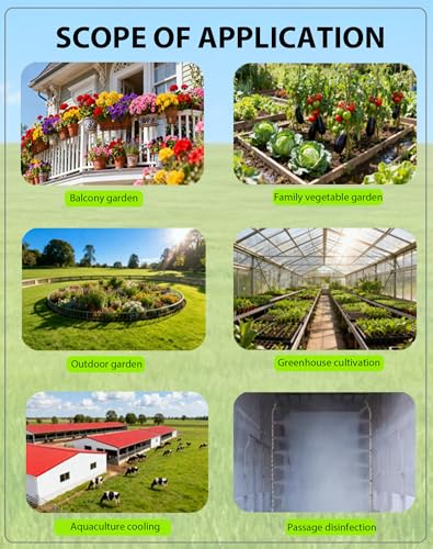 360° Adjustable Drip Irrigation Sprinkler Kit – Garden Watering System - size: 165 FT