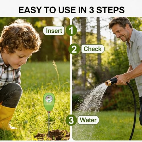 50FT Garden Hose, Non-Expanding Lightweight Leak-Proof Hose