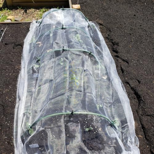 Garden Pest Barrier Netting, Insect Barrier Net 4x26Ft Ultra Fine Netting - size: 4ftx26ft