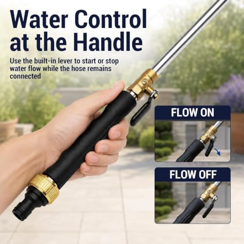 Quick Connect Washer Wand with 2 Nozzles