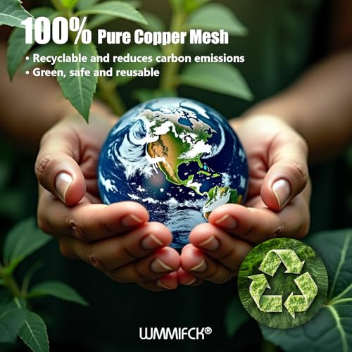 3rd Gen Copper Mesh Rodent Control, 100% Pure Copper Wool for Mice & Slugs - size: 2 Rolls