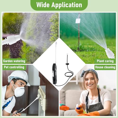 Qualirey Battery Powered Sprayer Wand, 38mm Cap for 1 Gallon Jugs