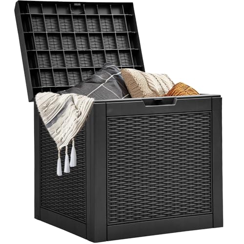 YITAHOME 32 Gallon Deck Box - color: Black, size: 32 Gallon Standard