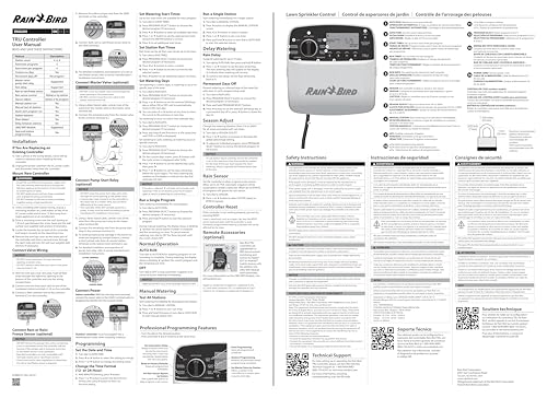 Rain Bird TRU6I Program-Based Indoor Irrigation Controller/Timer, WiFi Ready, 6-Zone/Station - style: Indoor