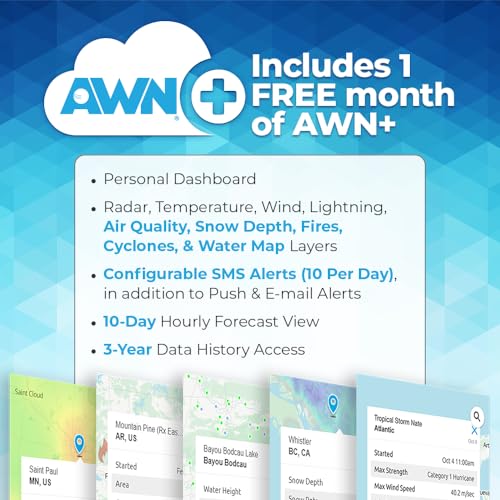 Ambient Weather WS-2902 Wi-Fi Smart Weather Station - style: WS-2902-ARRAY+2902C