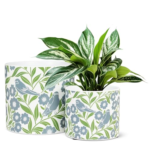 Abbott Collection Small Leaves & Birds Planter