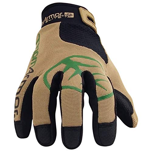 HexArmor ThornArmor 3092 Heavy Duty Outdoor Landscaping Work Gloves with Puncture Protection, Medium - size: Medium (Pack of 1)