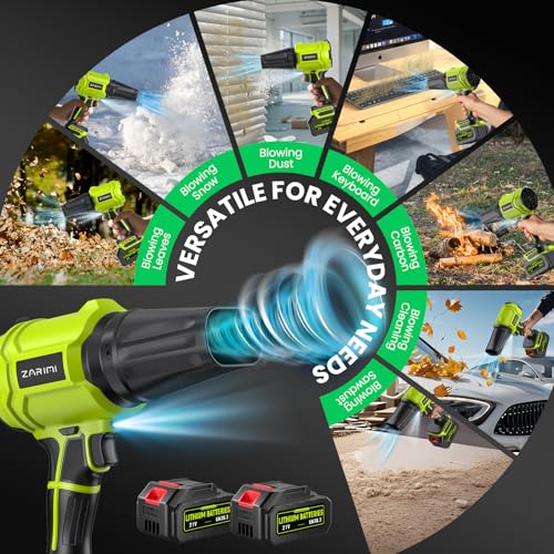 Cordless Leaf Blower - Deep Green-0123zuofei