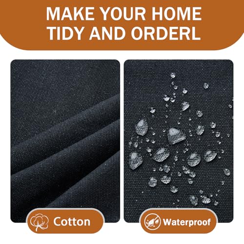 Woodworking Apron Heavy Wax Canvas Work Apron - color: Black