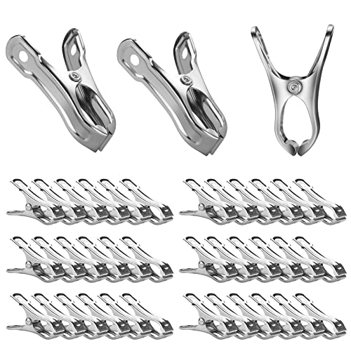 40 PCS Greenhouse Clips for Netting, Stainless Steel Garden Clamps, 2 Inch - style: 2inch-40pcs