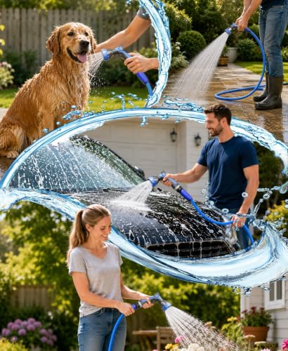 SPECILITE Garden Water Hose 100 ft x 5/8", Kink-Free Triangle Prism Design - size: 100FT