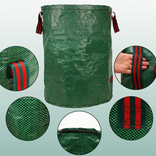 3 Packs 72 Gallon Reusable Yard Waste Bags Extra Large Heavy Duty