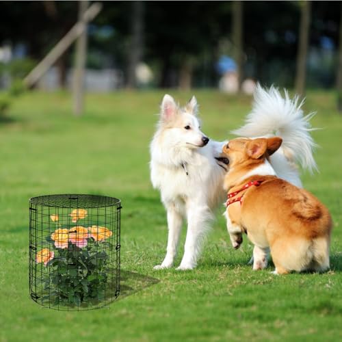 6 Pack Plant Protectors from Animals with Cover, 18PCS 12.6"x11.8"