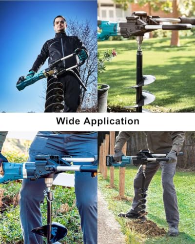 Earth Auger Drill Bit Adapter Compatible with Makita 327687-6