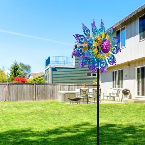 Large Wind Spinners Outdoor 82.8 Inch,Wind Spinner for Yard & Garden