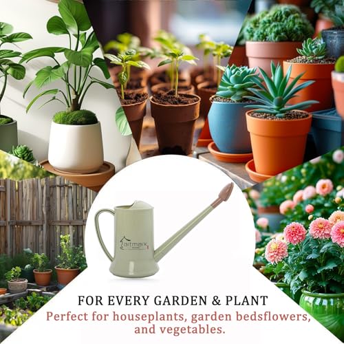 Watering Can 2L for Indoor & Outdoor Houseplants - color: Green