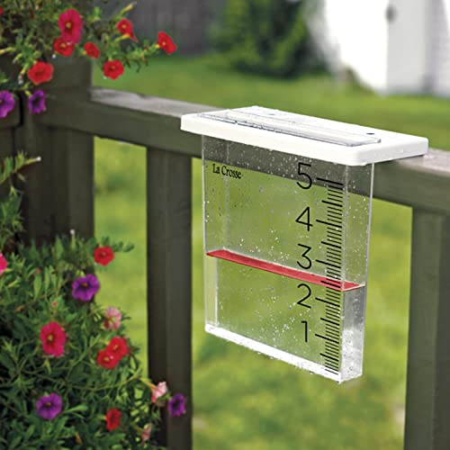La Crosse 705-109 Waterfall Rain Gauge - size: width: 7.80 length: 9.80 depth: 1.70