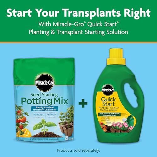Miracle-Gro Seed Starting Potting Mix, 8 qt. - size: 1 Pack