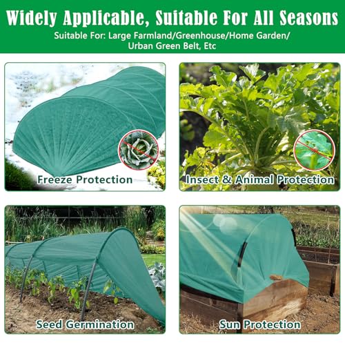 10X33 Ft Plant Cover Freeze Protection,1.9oz/Yd² Thick Frost Cloth Blanket - size: 1.9oz-10x33FT