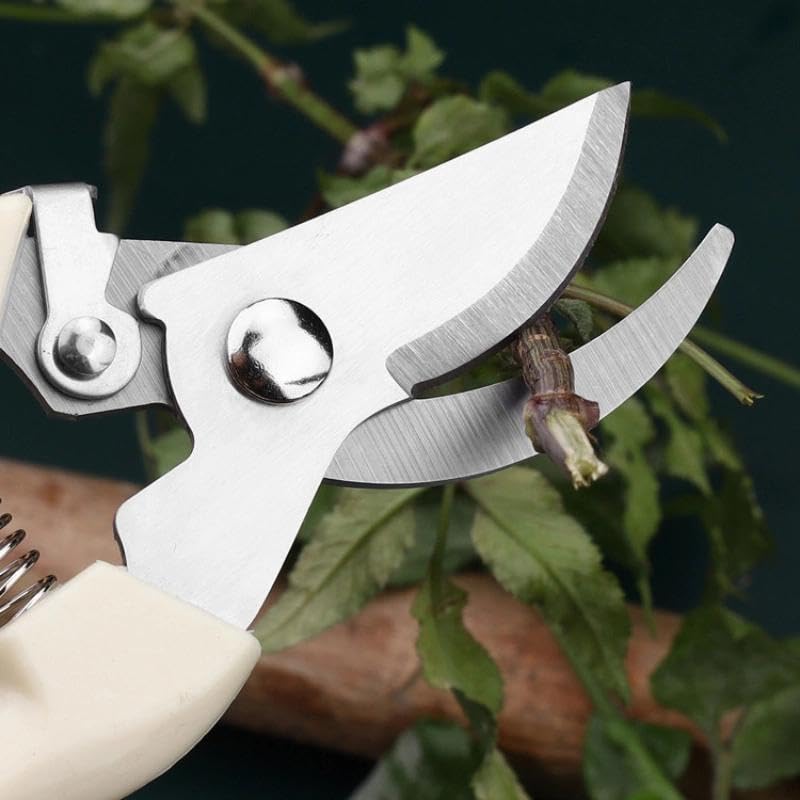 1PC Bypass Pruning Shears, Garden Plant Scissors for Flowers, Branches, Fruits and Gardening, Heavy Duty Trimming Tool - size: Bypass Blade