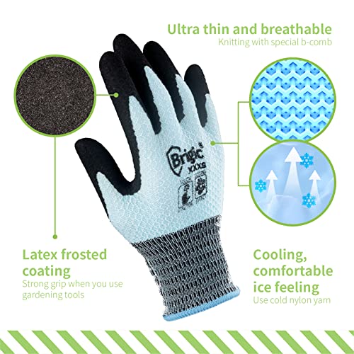 Gardening Gloves - Cooling, Thin, Touch, Outdoor work garden gloves for women, gardening tool for yard landscaping