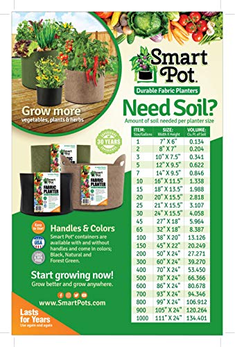 Smart Pots 12050 Big Bag Bed Fabric Raised Planting Bed, Junior , Black - size: Junior
