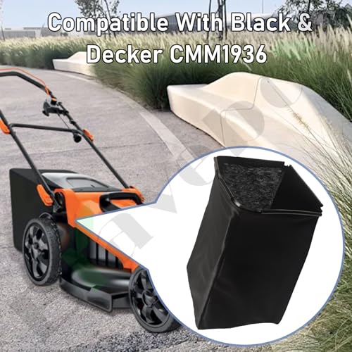 Braveboy 242501-05 242501-05 ZL Grass Catcher Bag Compatible with Black & Decker CMM1936 (No Framework Included)