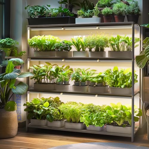 Barrina T8 Plant Light, 2FT 24W Full Spectrum Led Grow Lights, 6 Packs - color: Yellow, size: 2ft-6 Packs