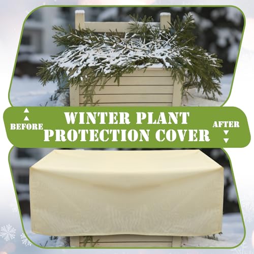 2 Pcs 49.6 × 24 x 19.7 in Garden Bed Cover Frost Protection - size: 49.6 × 24 x 19.7 in