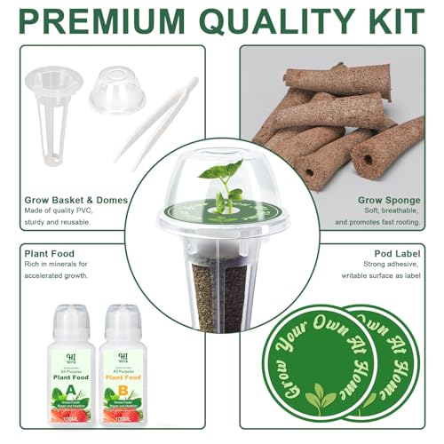 Flower Seed Pod Kit Mix of 6 Different Included Pansy, Cosmos, Zinnia, Marigold, Snapdragon, Cascading Petunia Flower Seed Starter Pod Kit for Hydroponics Growing System with Plant Food, 8-Pod - color: Flower