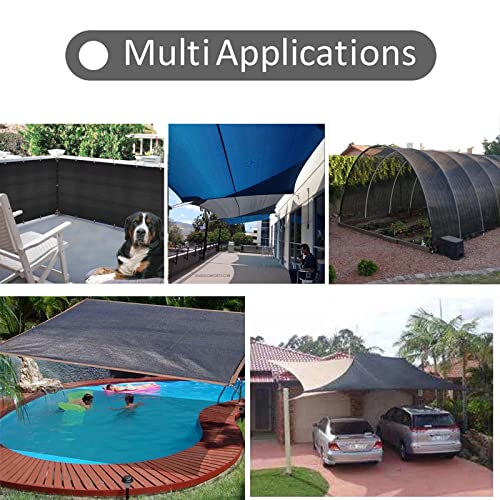 Shade Cloth for Garden 90% Plant Sun Shades for Outdoor Plants Heat Protection 10X20FT Shade Mesh Tarp for Greenhouse Pergola Chicken Coop Cover - size: 10X20ft