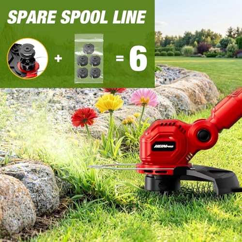 HEINPRO Cordless String Trimmer Compatible with Milwaukee M18 Battery - size: 12-INCH