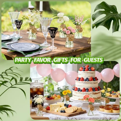 30PCS Plant Propagation Stations 3.35'' Plastic Propagation Jars Clear Vase - size: 30 Pack