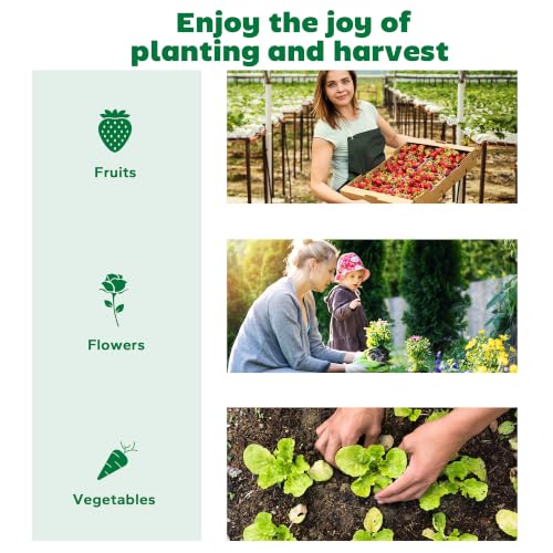 Outsunny 8.6 x 3 x 1ft Metal Planter Box with Mini Greenhouse, Green/Silver - color: Green and Silver, size: 8.6' x 3'