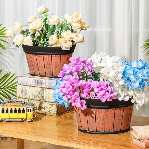 Layhit 6 Pcs Wall Hanging Planters, 12 Inches, Brown - color: Brown, size: 12 Inches