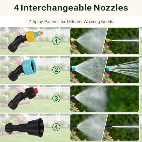 Electric High Reach Plant Waterer, 24-32in Watering Wand for Hanging Plants
