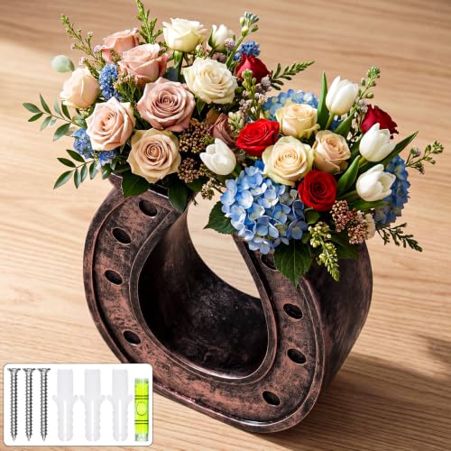 Qinyoung 1Pcs Horseshoe Hanging Wall Planters for Plants,Water Plant Vase - style: Water Plant Vase