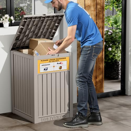 Package Delivery Box for Outside, Grey - color: 021 Grey