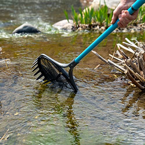 Aquascape Pond Shark Net, Skimming, Maintenance and Water Garden Tool, Extends 60-inch | 74004 - size: 60-inch