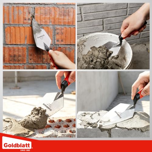 Goldblatt 7"X3" Pro One-Piece Forged Pointing Trowel - size: 7"X3"