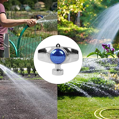 Hourleey 360 Degree Metal Spot Sprinkler, Lawn Sprinklers for Yard, Circle Pattern Sprinkler with Gentle Water Flow for Small Area Yard Lawn Garden Watering, Coverage Up to 30FT (4) - size: 4 Pack